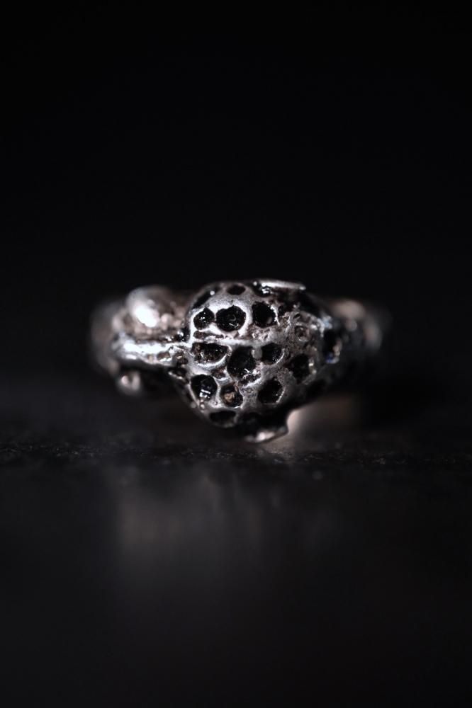 Vintage panther silver ring