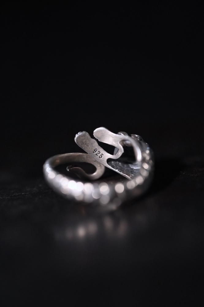 Vintage tiger silver ring