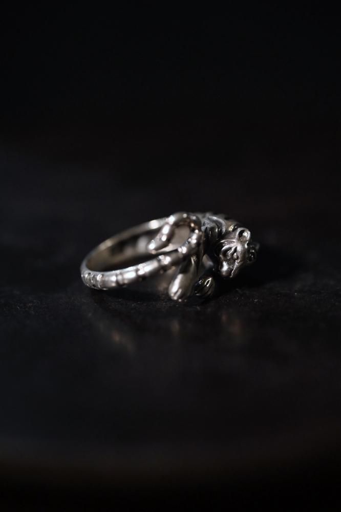 Vintage tiger silver ring