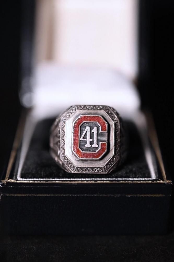 us 1941 silver college ring