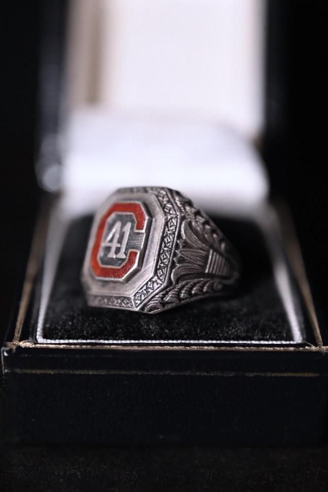us 1941 silver college ring