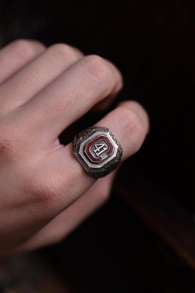 us 1941 silver college ring