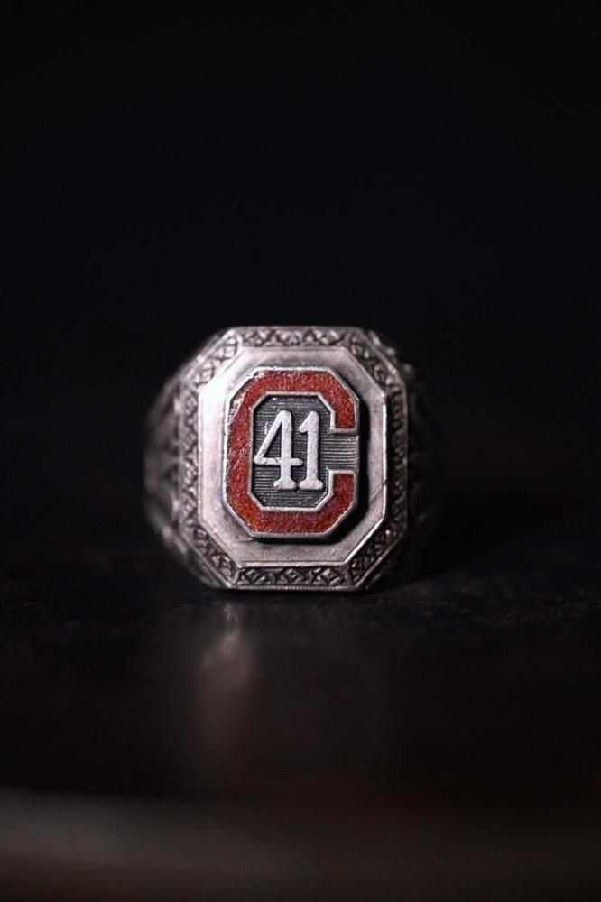 us 1941 silver college ring