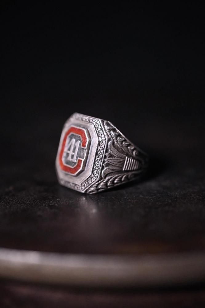 us 1941 silver college ring