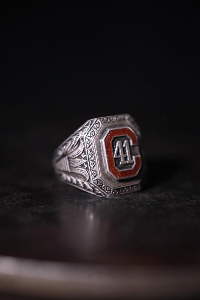 us 1941 silver college ring
