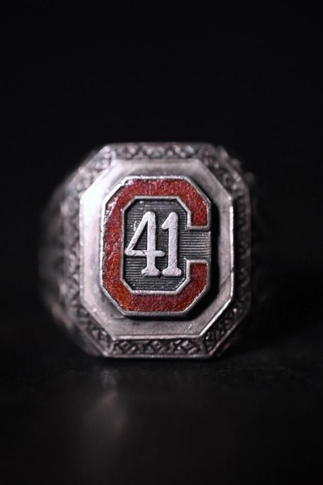 us 1941 silver college ring