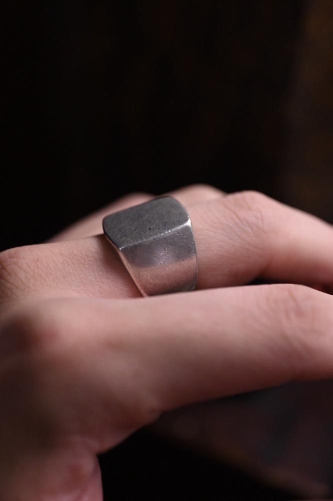 Vintage silver signet ring