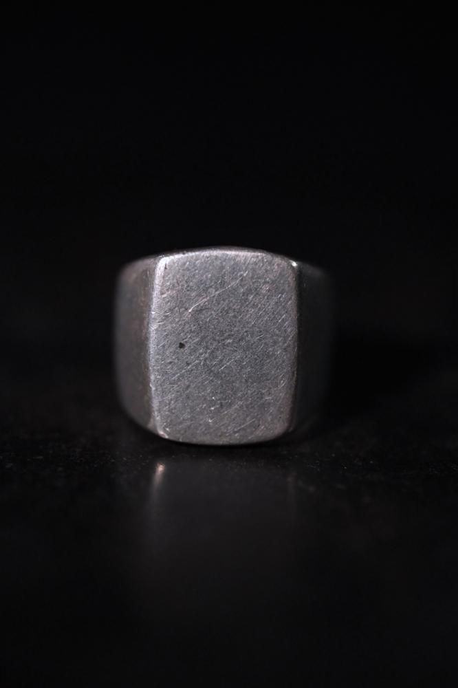 Vintage silver signet ring