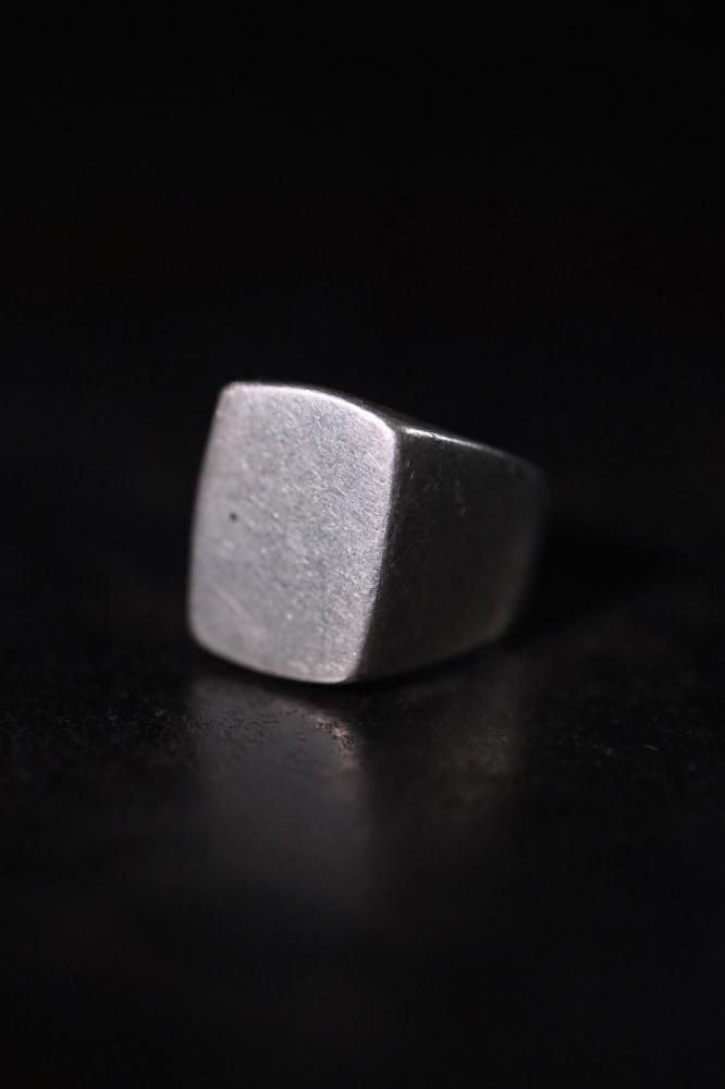 Vintage silver signet ring