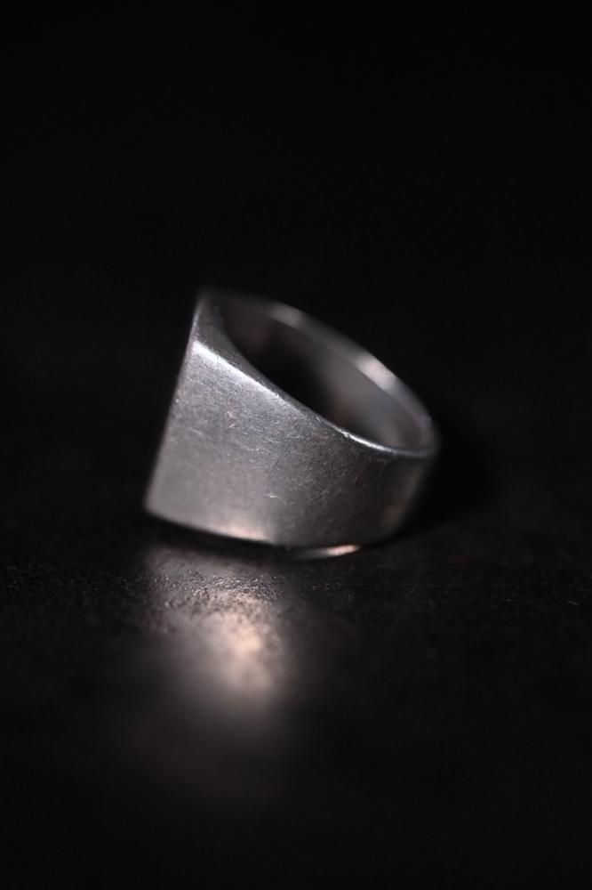 Vintage silver signet ring