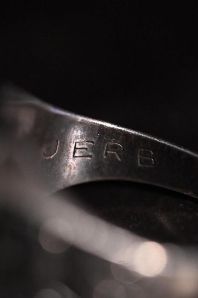 us 1934 silver college ring