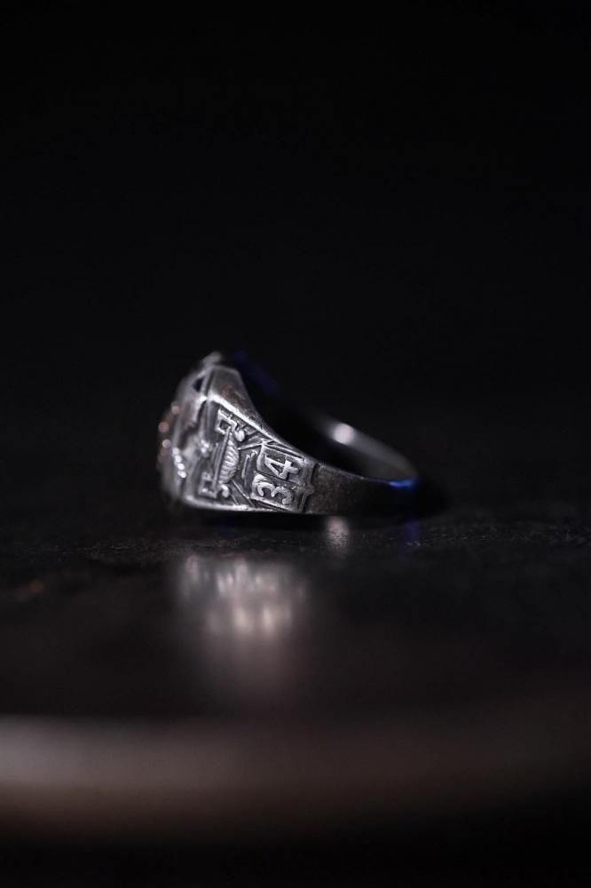 us 1934 silver college ring