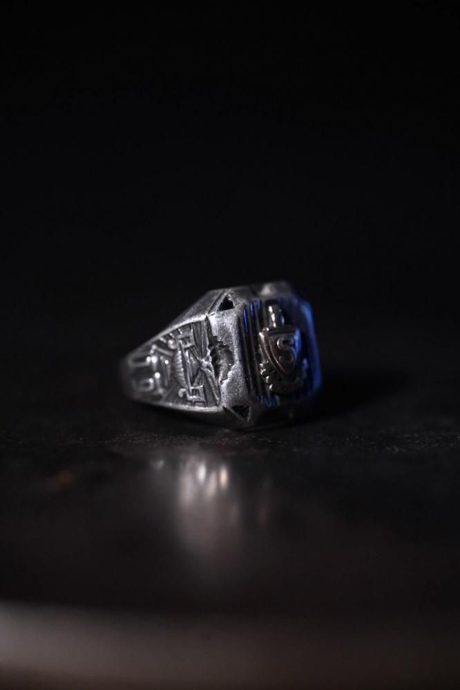 us 1934 silver college ring