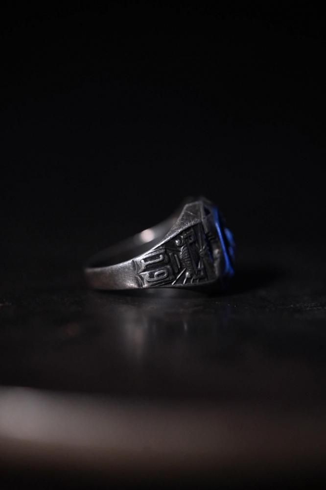 us 1934 silver college ring