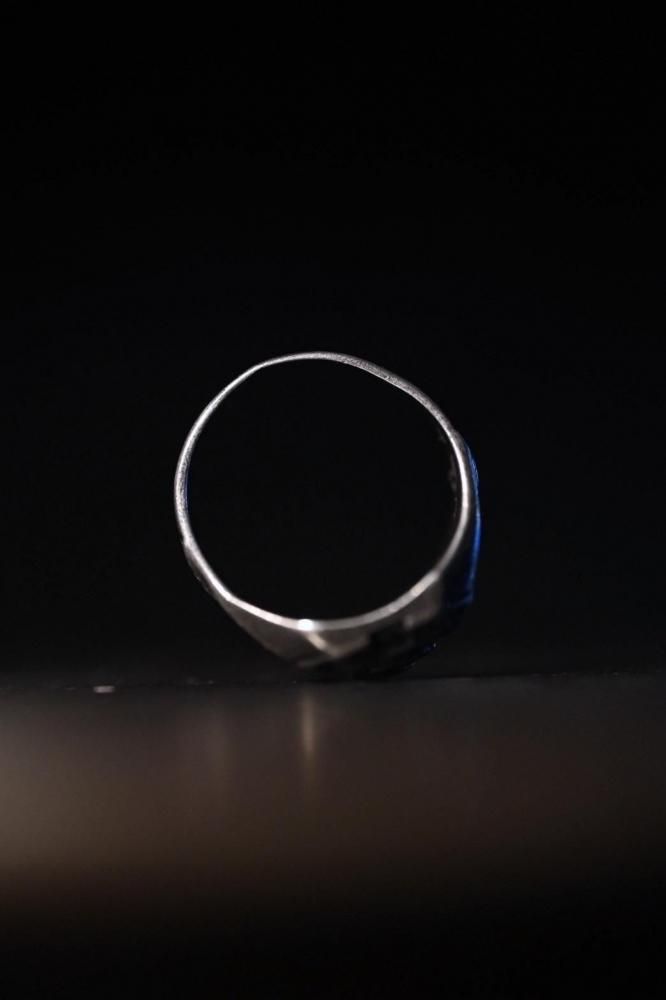 us 1934 silver college ring
