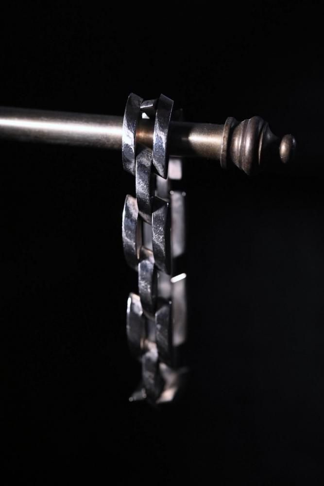 Vintage modern heavy silver bracelet
