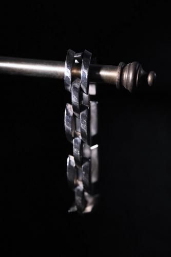 Vintage modern heavy silver bracelet