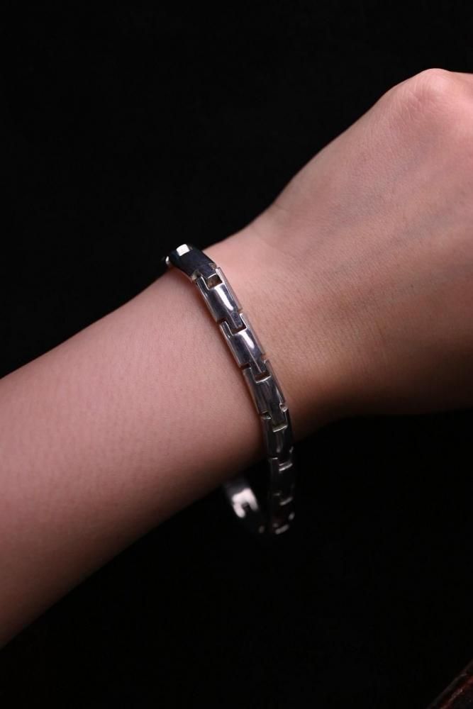 Vintage silver chain bracelet