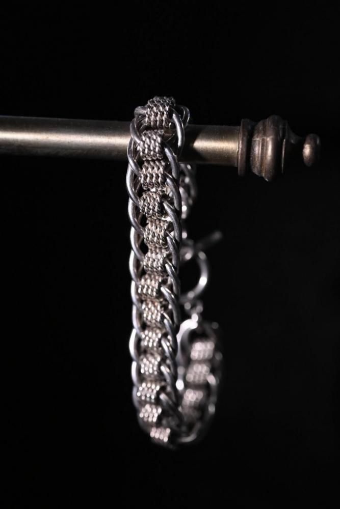 Vintage silver chain bracelet