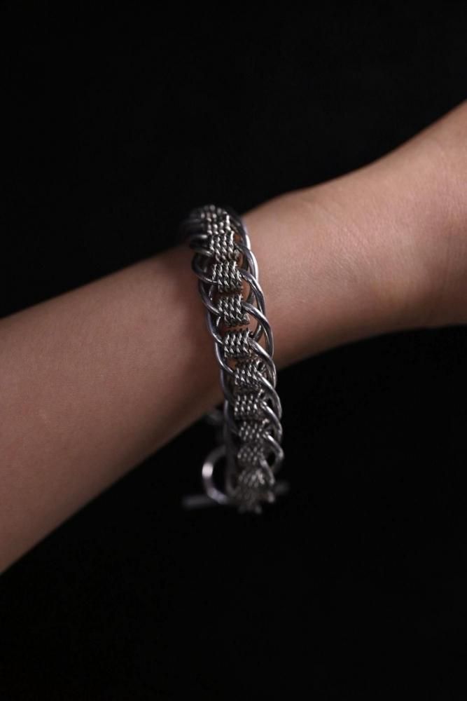 Vintage silver chain bracelet
