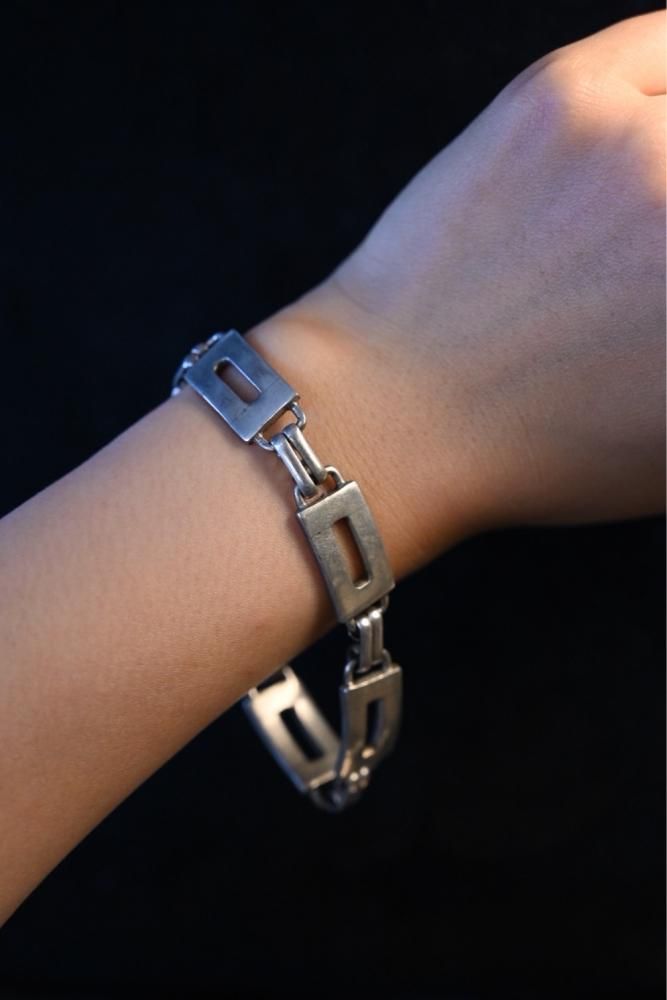 Vintage silver chain bracelet