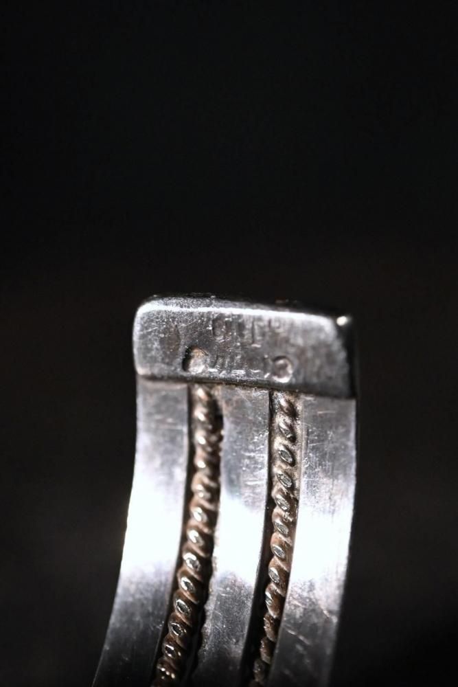 Vintage silver  12KGF bangle