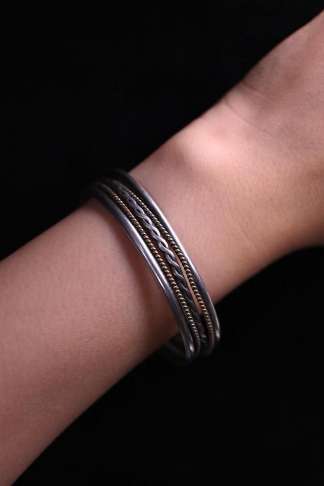 Vintage silver  12KGF bangle