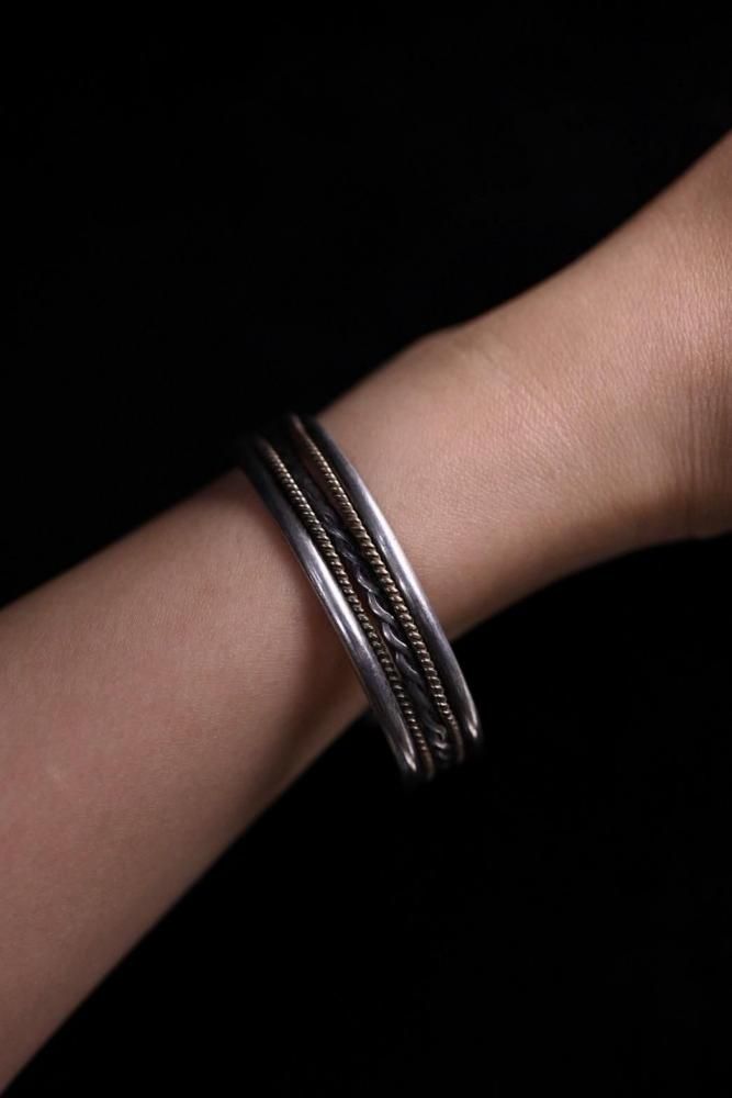 Vintage silver  12KGF bangle