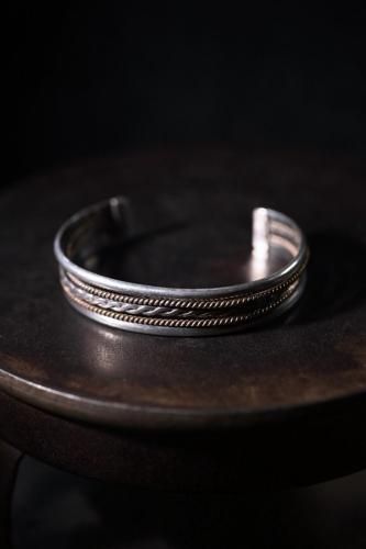 Vintage silver  12KGF bangle