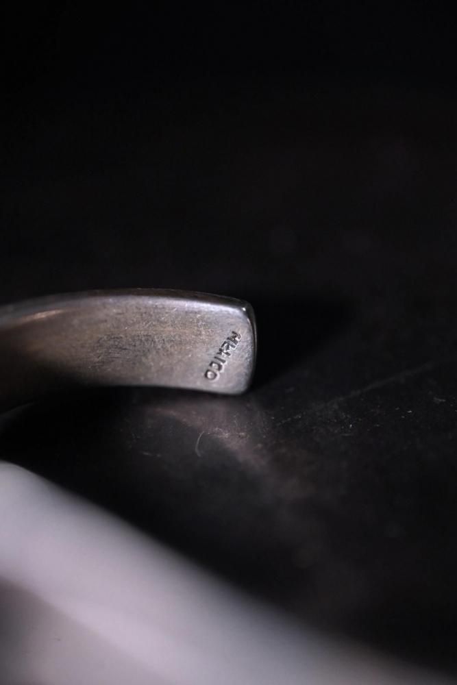 Mexico vintage silver bangle