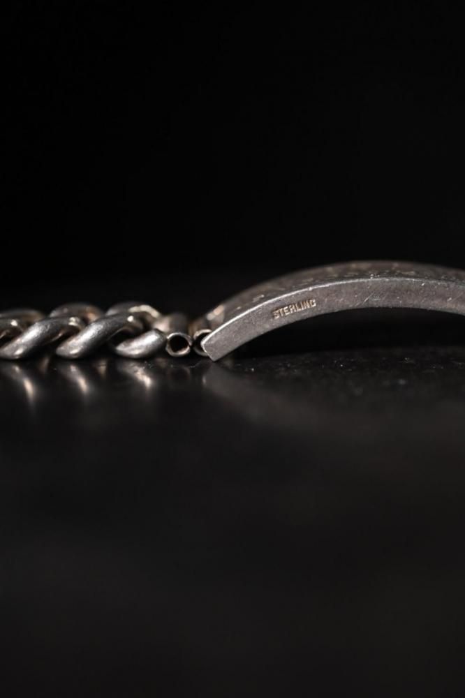 1940's us army silver ID bracelet