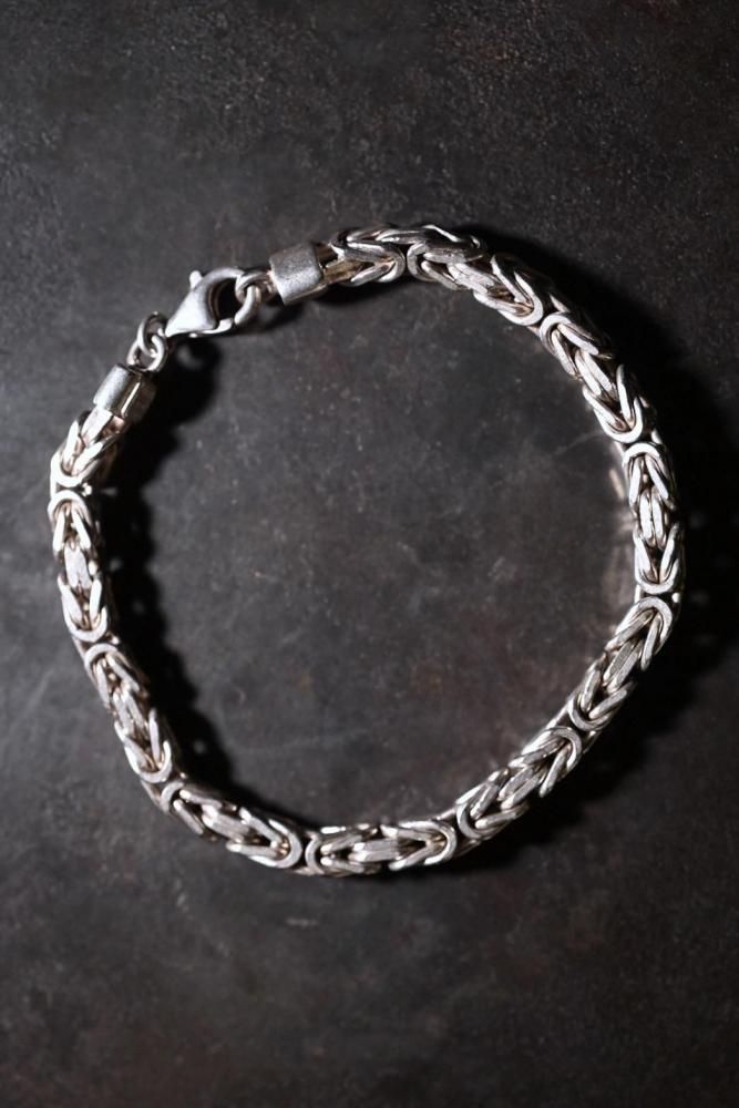 Italy vintage silver chain bracelet