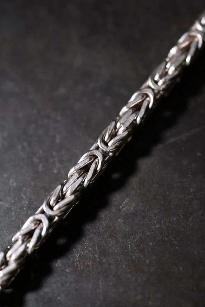 Italy vintage silver chain bracelet