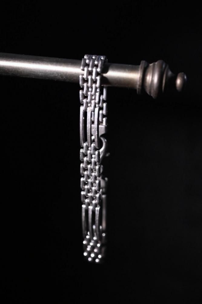 Italy vintage silver chain bracelet