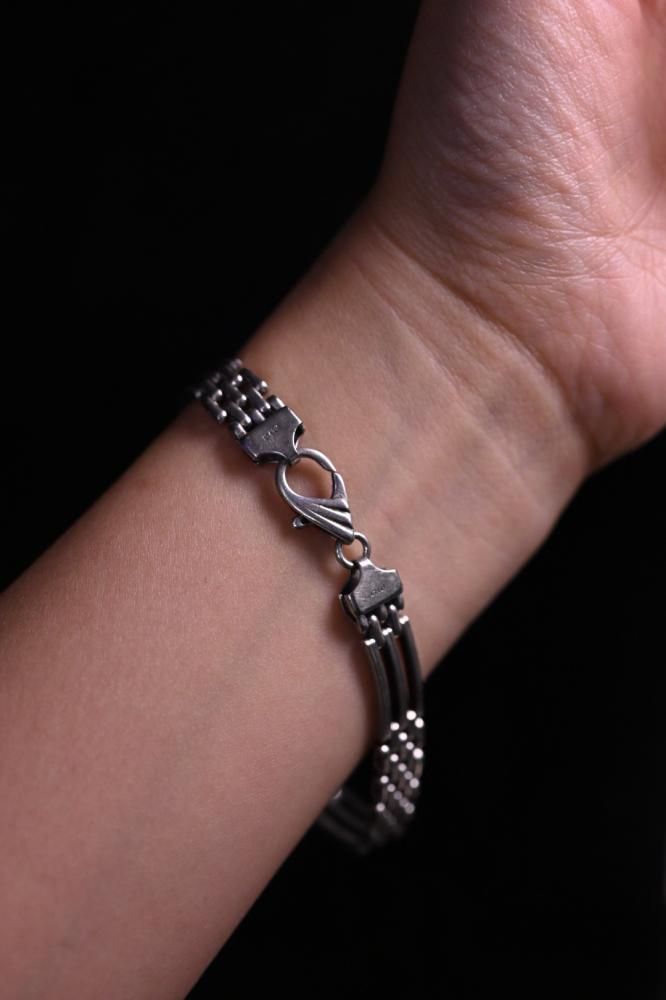 Italy vintage silver chain bracelet
