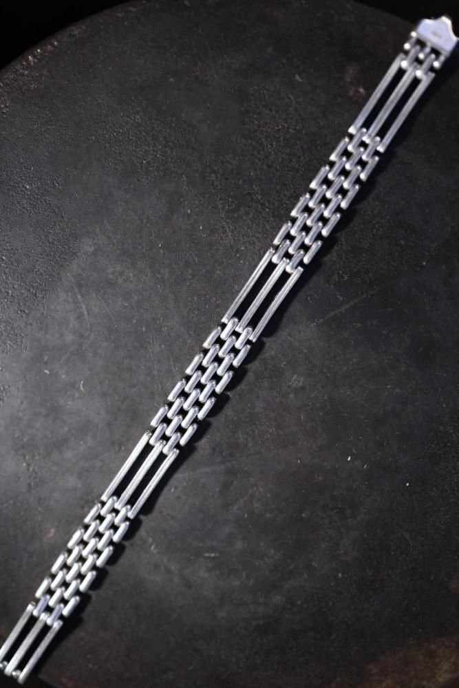 Italy vintage silver chain bracelet