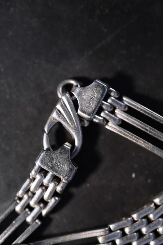 Italy vintage silver chain bracelet