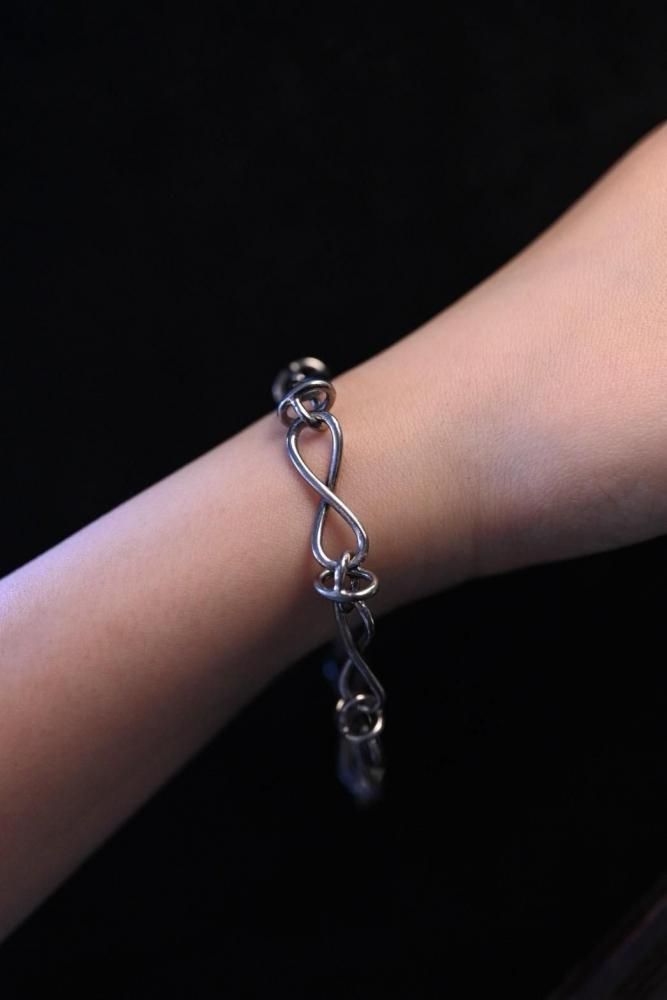 Vintage silver chain bracelet