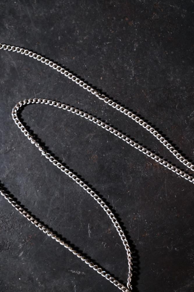 Vintage fleur de lis silver necklace