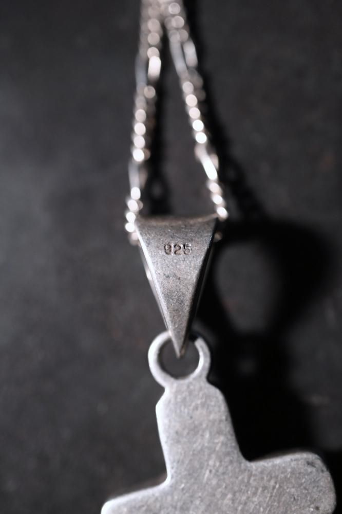Vintage cross silver necklace