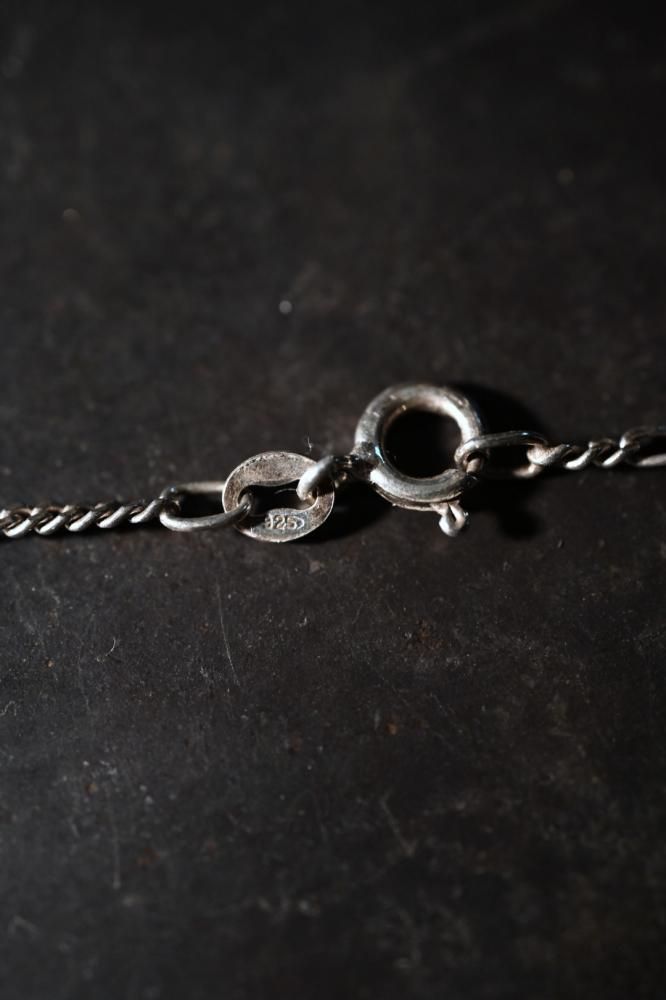 Vintage cross silver necklace