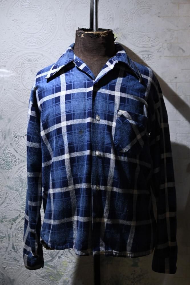 us 1970's cotton flannel shirt