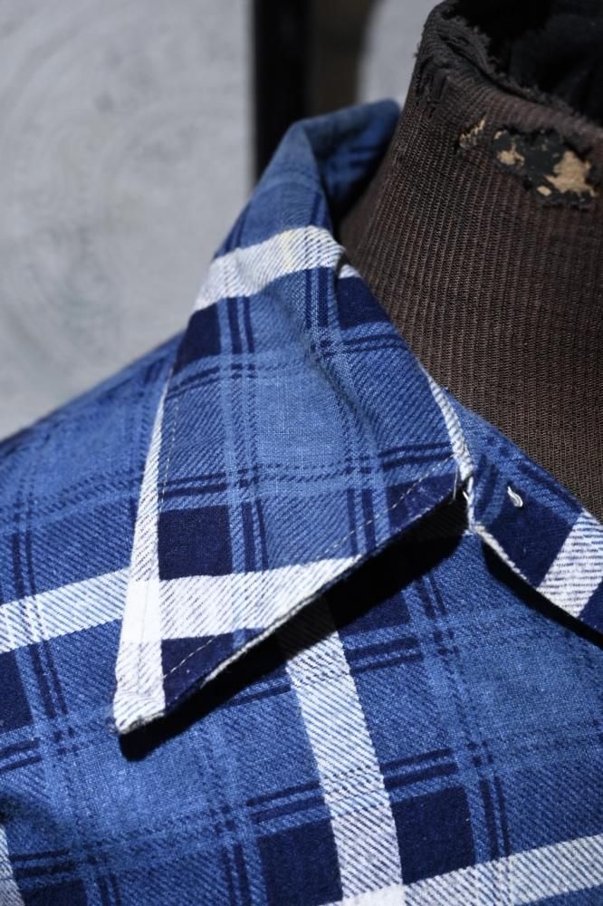 us 1970's cotton flannel shirt