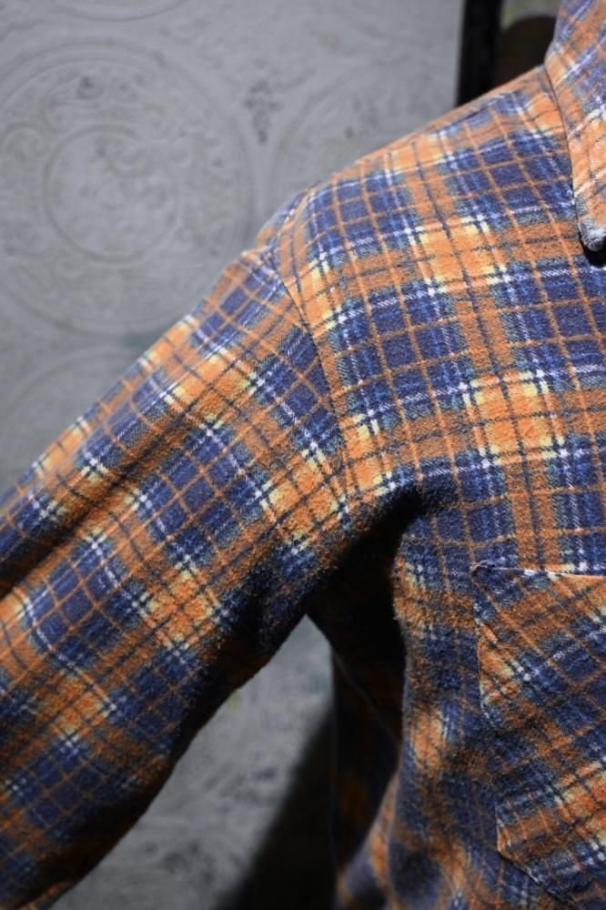 us 1970's cotton flannel shirt