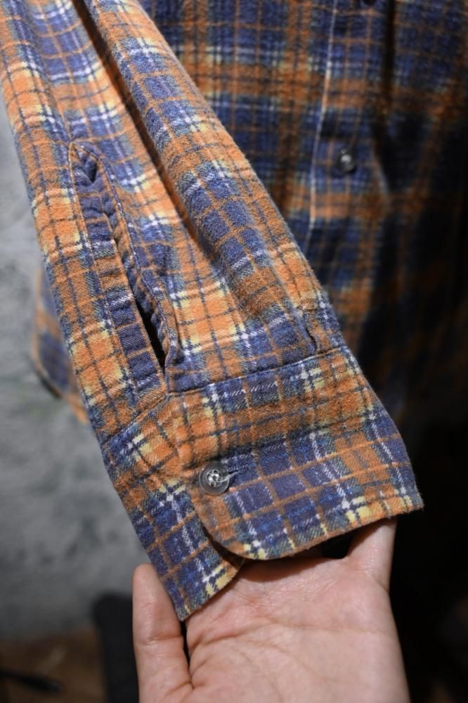 us 1970's cotton flannel shirt