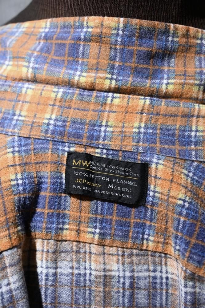 us 1970's cotton flannel shirt