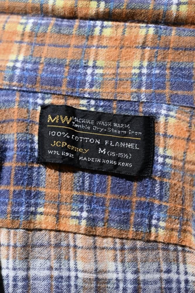 us 1970's cotton flannel shirt