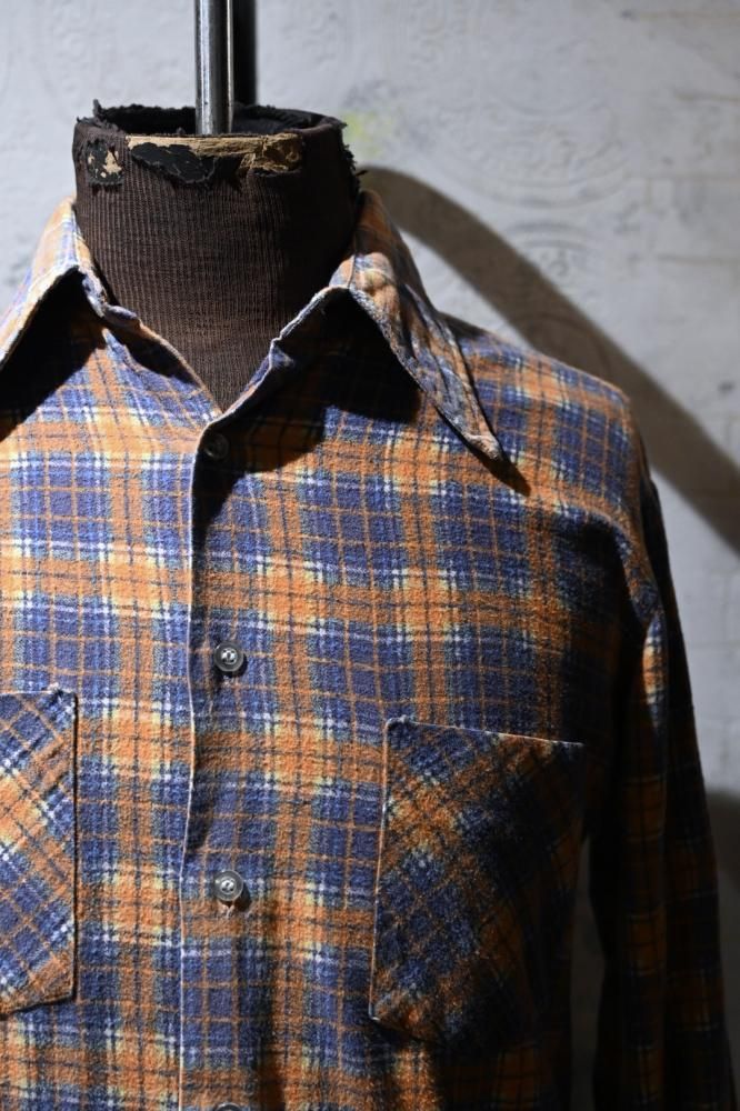us 1970's cotton flannel shirt