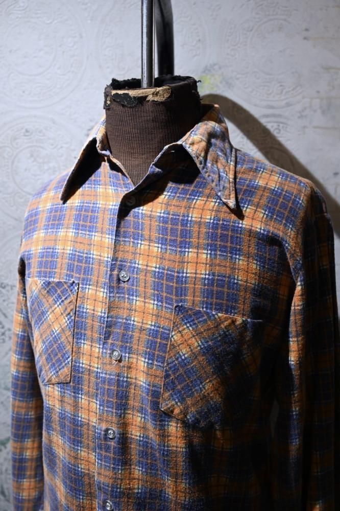 us 1970's cotton flannel shirt