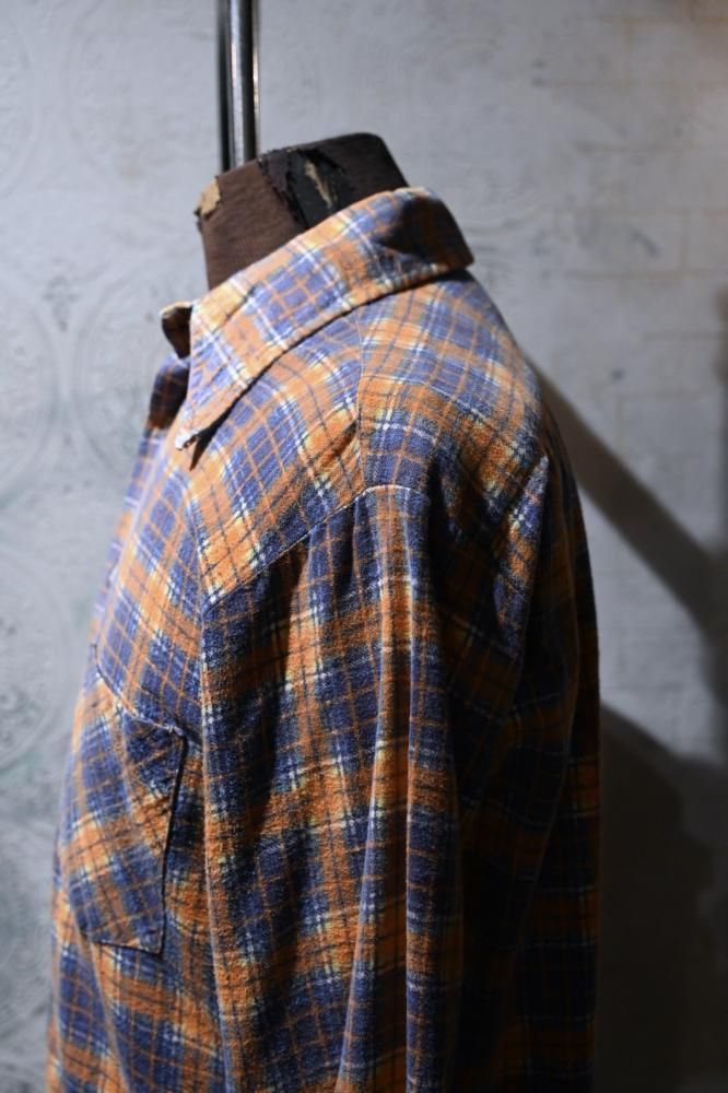 us 1970's cotton flannel shirt